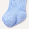 Amazon Essentials x Sofia Grainge Toddler and Baby Girls’ Scallop Top Socks with Non-Slip Grippers, 6 Pairs(Heather Grey/Light Blue/Navy)