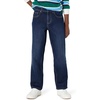 Amazon Essentials Boys’ Medium Stretch Loose Jean(Dark Midnight Wash)