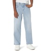Amazon Essentials Boys’ Medium Stretch Loose Jean(Stone Light Wash)