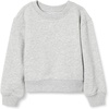Amazon Essentials Boys and Toddlers’ French Terry Regular Fit Crew Neck Sweatshirt(Light Grey Heather)
