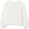 Amazon Essentials Boys and Toddlers’ French Terry Regular Fit Crew Neck Sweatshirt(White)