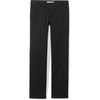 Amazon Essentials Girls and Toddlers’ Flat Front Uniform Chino Pant with Adjustable Stretch(Black)