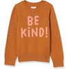 Amazon Essentials Girls and Toddlers’ Knitted Pullover Crewneck Sweater(Be Kind)