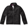Amazon Essentials Girls and Toddlers’ Polar Fleece Full-Zip Mock Jacket, Insulated Outerwear Coat(Black)