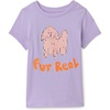 Amazon Essentials Girls and Toddlers’ Short Sleeve T-Shirt(Lilac Dog)