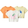 Amazon Essentials Girls and Toddlers’ Short Sleeve T-Shirt(Moana Adventure)