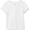 Amazon Essentials Girls and Toddlers’ Short Sleeve T-Shirt(White)