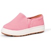 Amazon Essentials Unisex Kids and Toddlers’ Canvas Slip-on Sneakers(Pink Canvas)