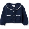 Amazon Essentials x Sofia Grainge Babies, Toddlers and Girls’ Cardigan Sweater(Navy)