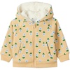 Amazon Essentials x Sofia Grainge Unisex Toddlers and Babies’ Zip Hoodie Sweatshirt(Beige Graphic Flower)