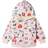 Amazon Essentials x Sofia Grainge Unisex Toddlers and Babies’ Zip Hoodie Sweatshirt(Light Pink Wild Horses)