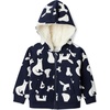 Amazon Essentials x Sofia Grainge Unisex Toddlers and Babies’ Zip Hoodie Sweatshirt(Navy Fox)