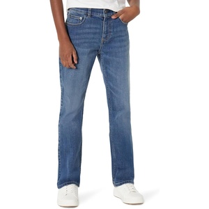 Amazon Essentials Boys’ Medium Stretch Regular-Fit Bootcut Jean(Stone Medium Wash)