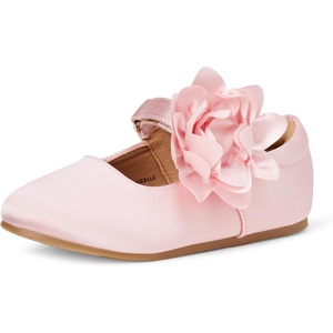 Amazon Essentials Girls and Toddlers’ Mary Jane Flats(Pink Satin)