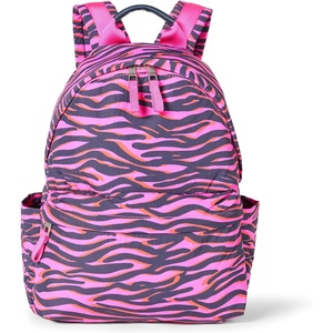 Amazon Essentials Unisex Kids’ Backpack for Boys and Girls, Sky Blue Crazy Camo, One Size(Bright Pink Zebra Stripes)