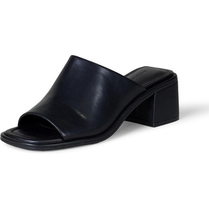 Amazon Essentials Women’s Block Heel Mule(Black)