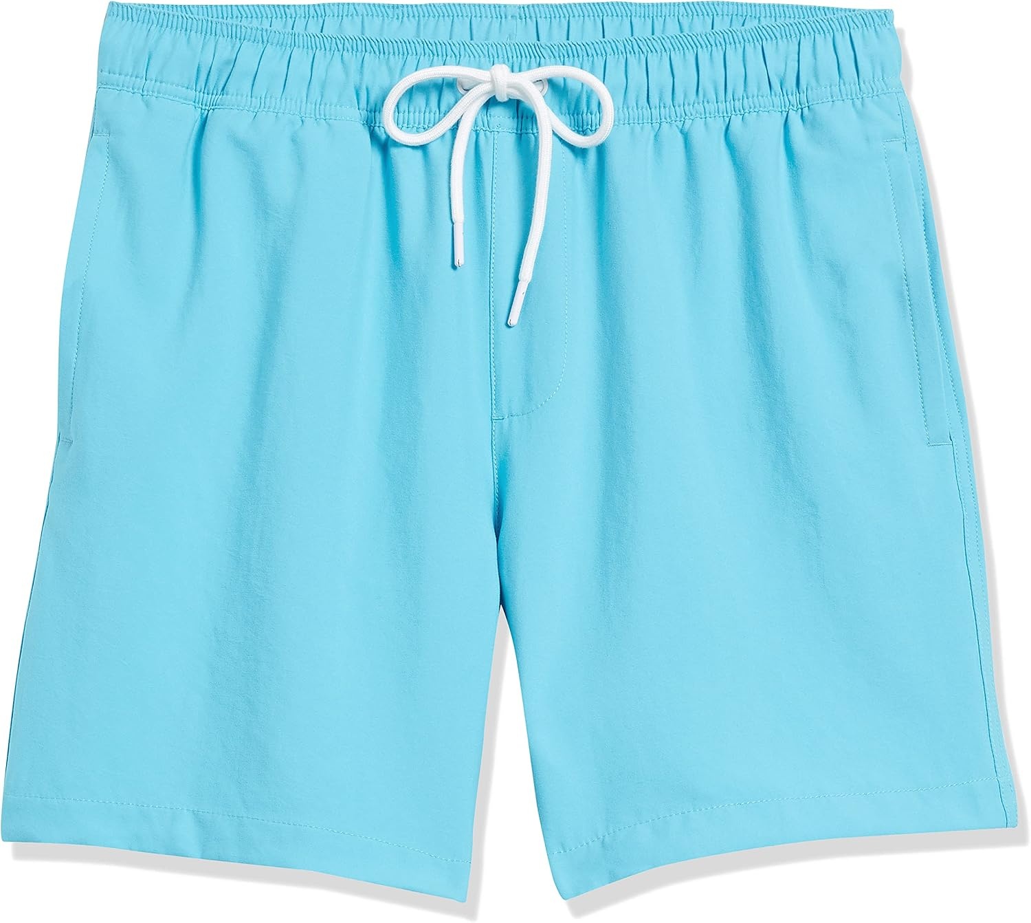 image:imageAmazon Essentials Mens 7 QuickDry Swim Trunk Lightweight BreathableAqua