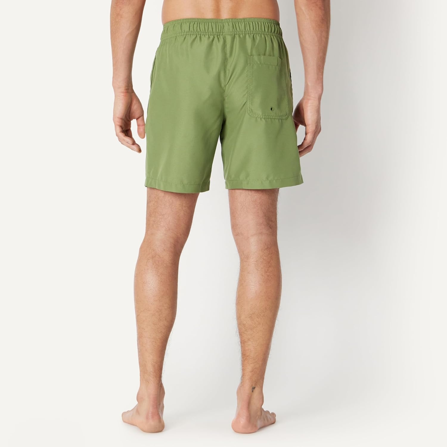 image:imageAmazon Essentials Mens 7 QuickDry Swim Trunk Lightweight BreathableOlive