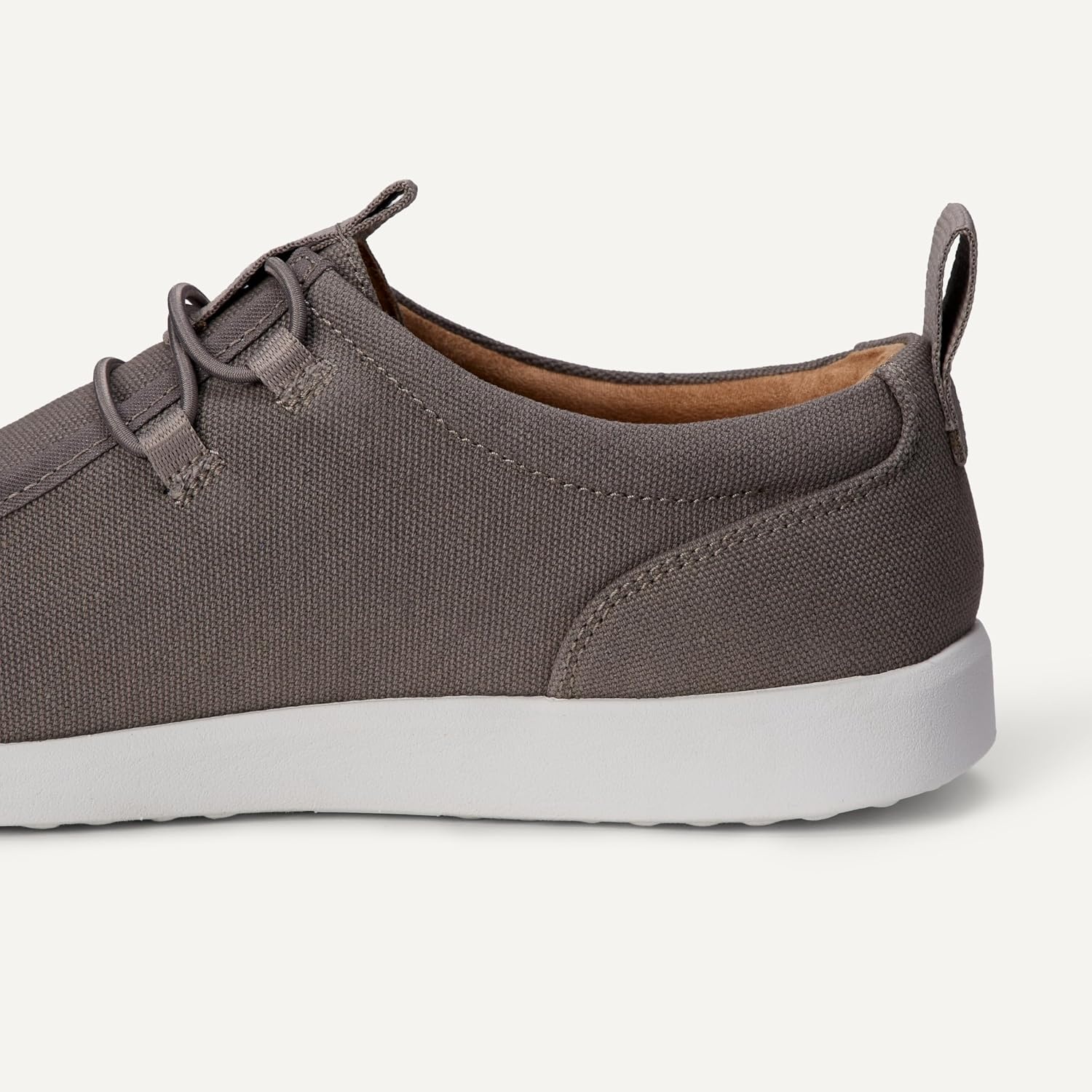 image:imageAmazon Essentials Mens Canvas Moc Toe LoaferGreyWhite