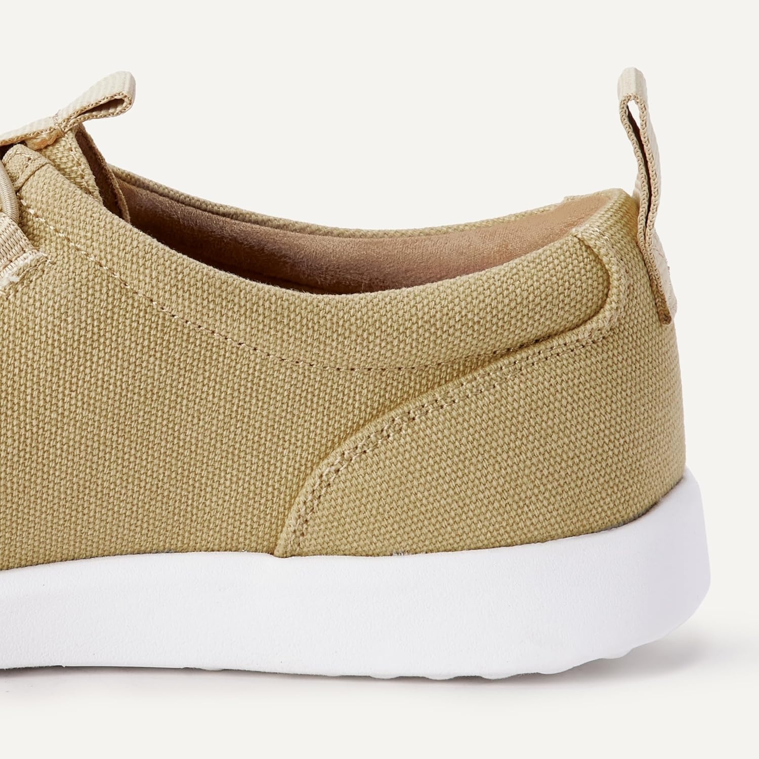 image:imageAmazon Essentials Mens Canvas Moc Toe LoaferNaturalWhite