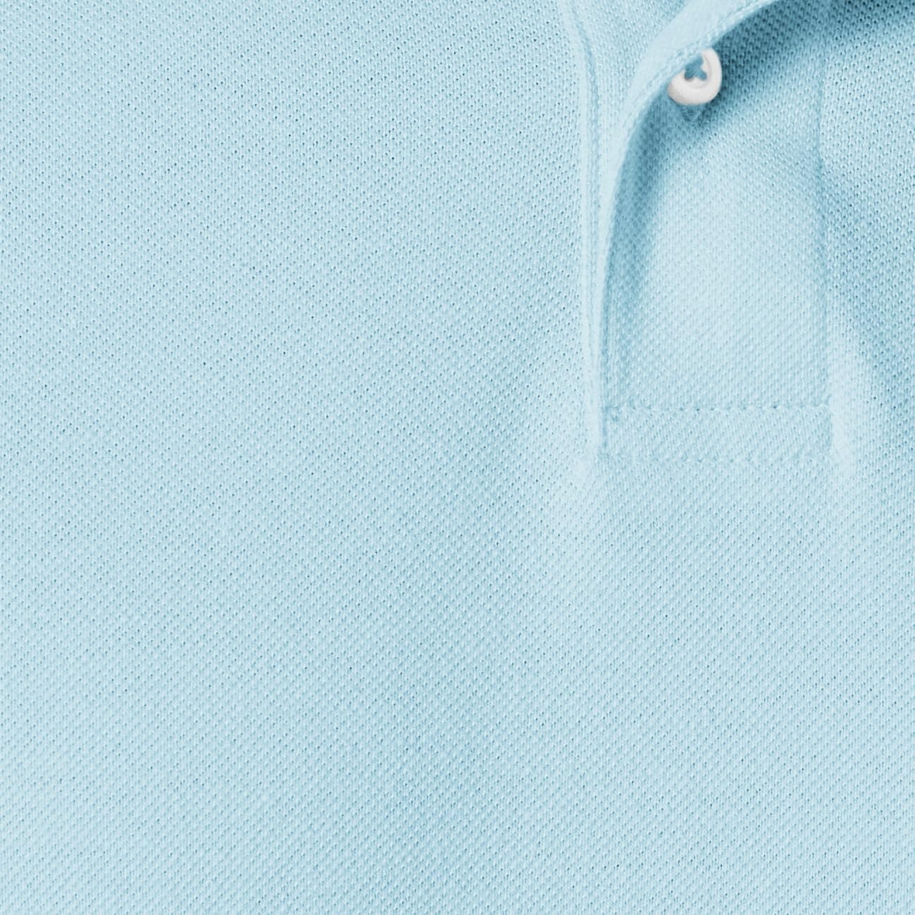 image:imageAmazon Essentials Mens RegularFit Cotton Pique Polo Shirt Short Sleeve Available in Big amp TallLight Blue