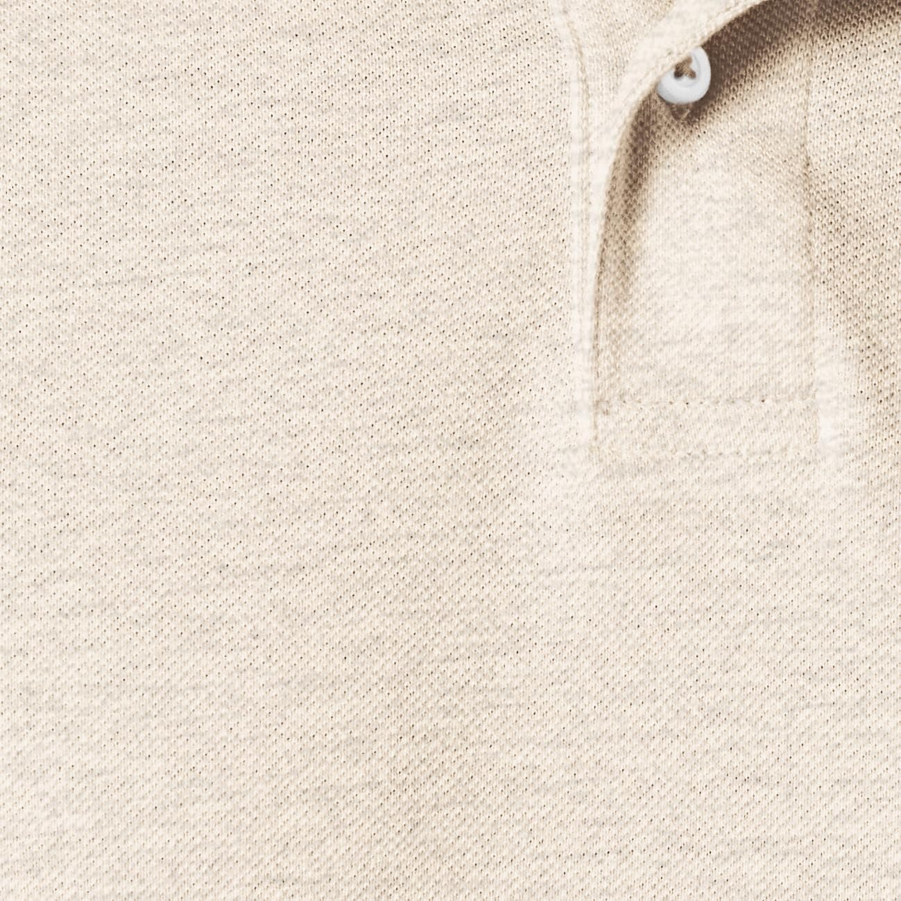 image:imageAmazon Essentials Mens RegularFit Cotton Pique Polo Shirt Short Sleeve Available in Big amp TallOatmeal Heather