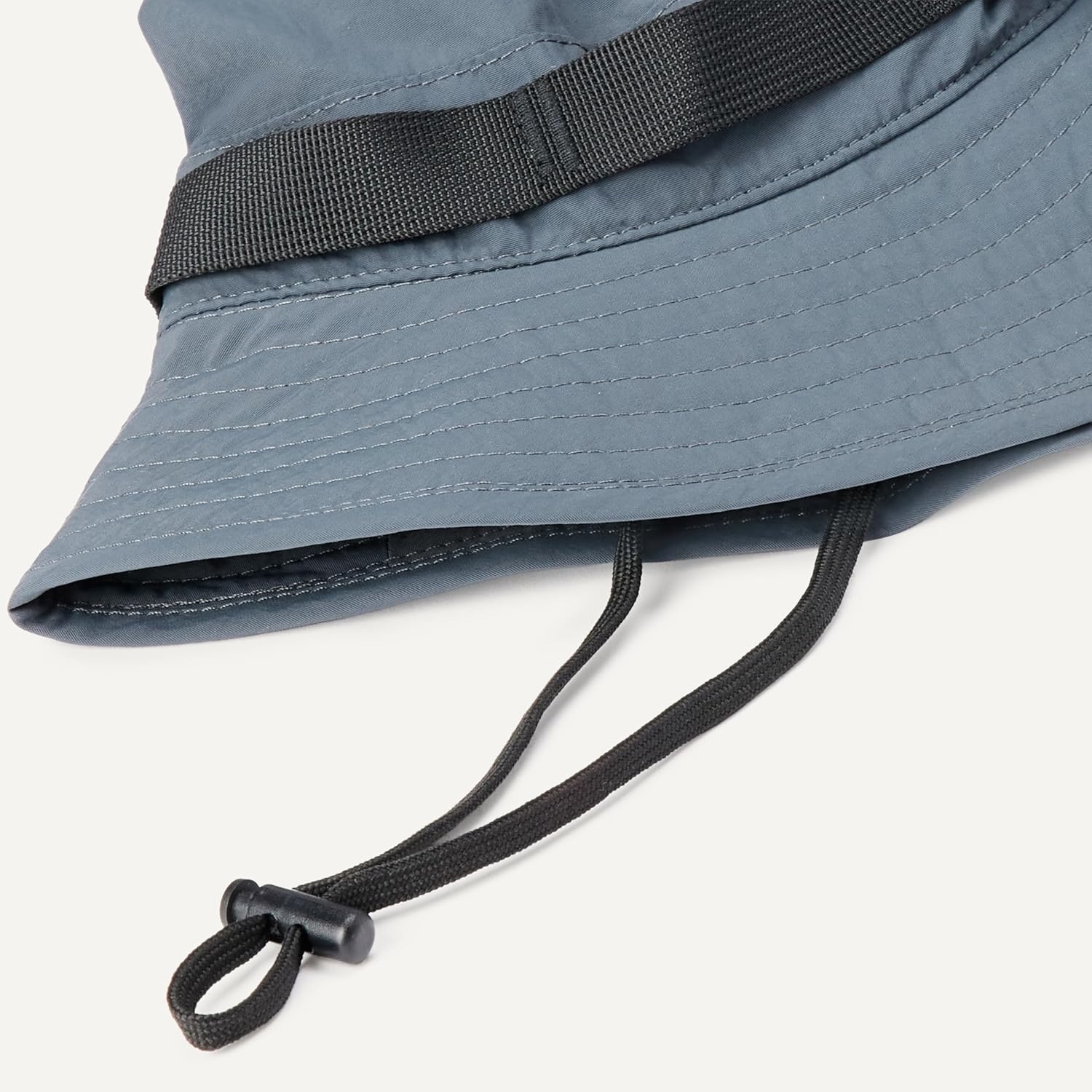 image:imageAmazon Essentials Mens Washed Nylon Outdoor Wide Brim Sun Bucket HatGrey