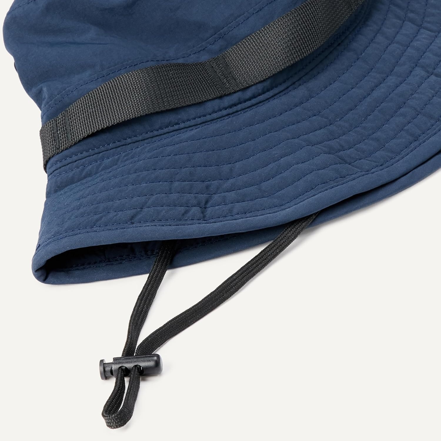 image:imageAmazon Essentials Mens Washed Nylon Outdoor Wide Brim Sun Bucket HatNavy