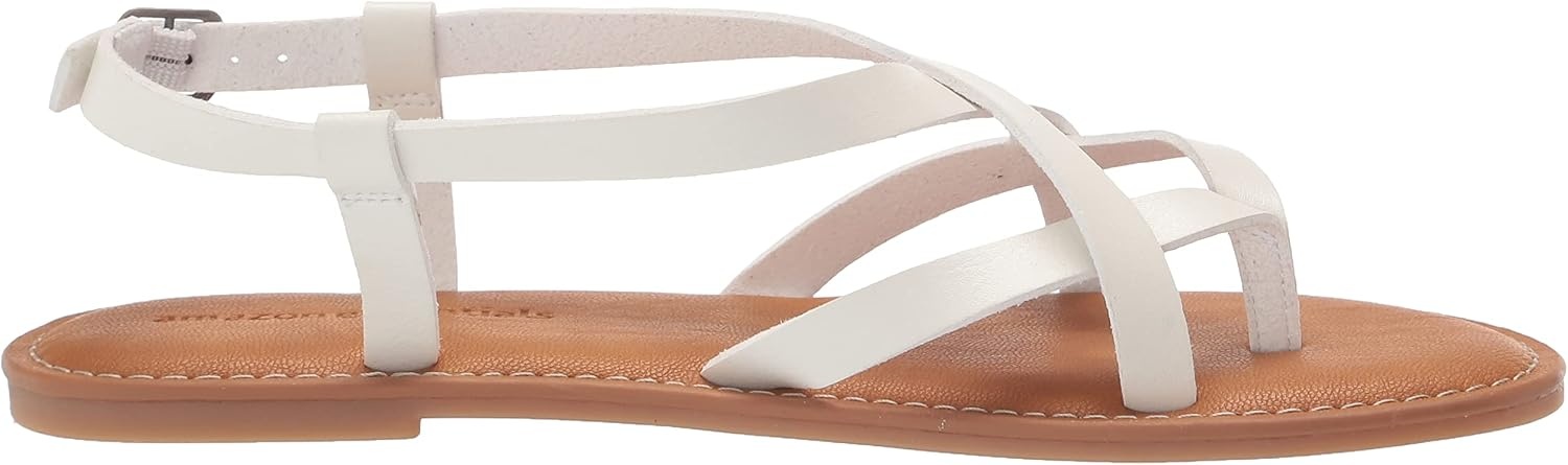 image:imageAmazon Essentials Womens Casual Strappy SandalWhite