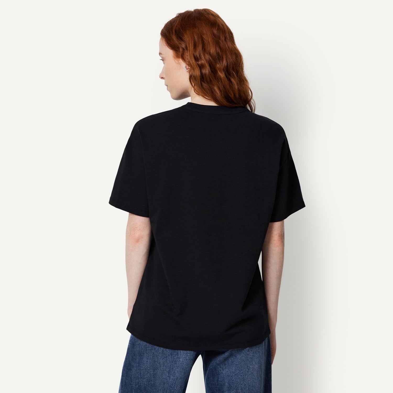 image:imageAmazon Essentials Womens Oversized TShirt Cotton SpanBlack
