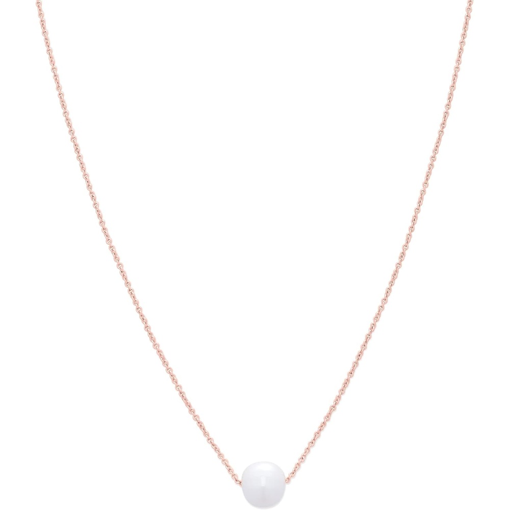 image:imageAmazon Essentials 14K Gold or Sterling Silver Freshwater Pearl Pendant NecklaceRose Gold