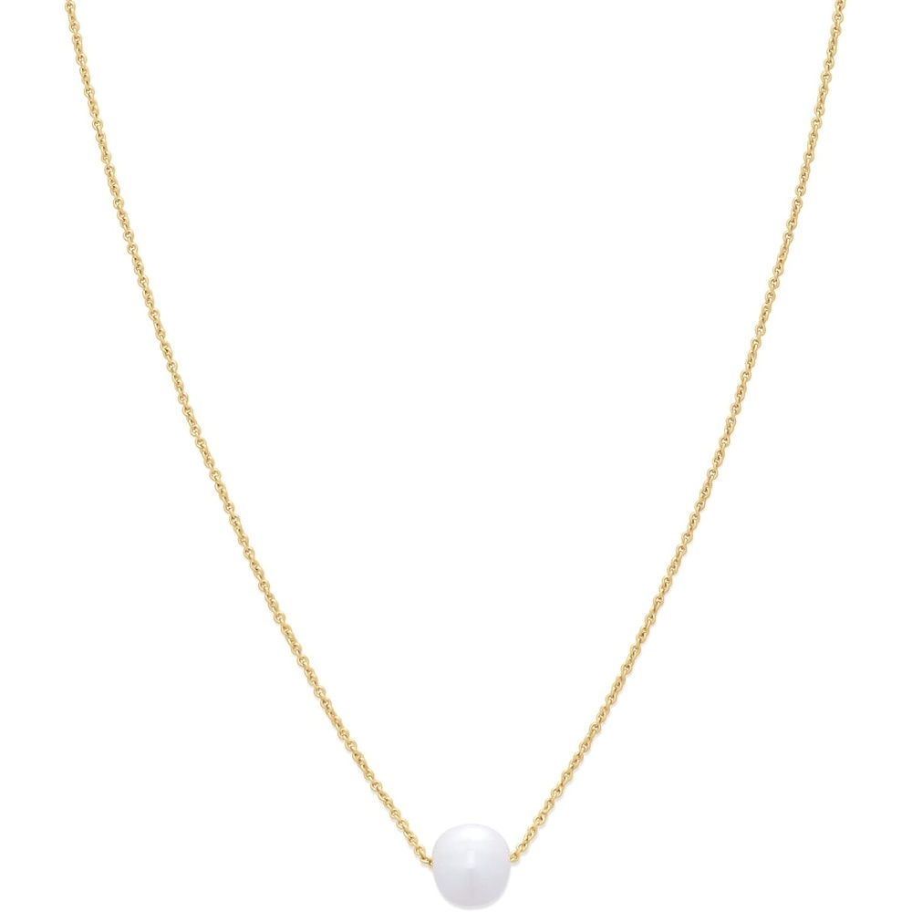 image:imageAmazon Essentials 14K Gold or Sterling Silver Freshwater Pearl Pendant NecklaceYellow Gold