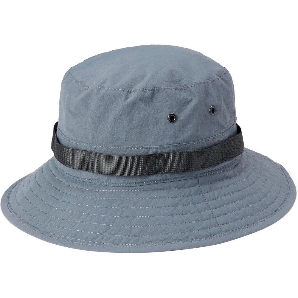 image:imageAmazon Essentials Mens Washed Nylon Outdoor Wide Brim Sun Bucket HatGrey