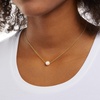 Amazon Essentials 14K Gold or Sterling Silver Freshwater Pearl Pendant Necklace(Yellow Gold)