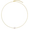 Amazon Essentials 14K Gold or Sterling Silver Freshwater Pearl Pendant Necklace(Yellow Gold)