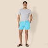 Amazon Essentials Men’s 7″ Quick-Dry Swim Trunk, Lightweight Breathable(Aqua)