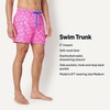 Amazon Essentials Men’s 7″ Quick-Dry Swim Trunk, Lightweight Breathable(Bright Pink Flamingo)