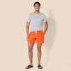 Amazon Essentials Men’s 7″ Quick-Dry Swim Trunk, Lightweight Breathable(Orange)