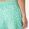 Amazon Essentials Men’s 9″ Quick-Dry Lightweight Breathable Swim Trunk with Mesh Liner(Light Blue Mint Green Sun Geo)