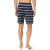 Amazon Essentials Men’s 9″ Quick-Dry Lightweight Breathable Swim Trunk with Mesh Liner(Navy Stripe)