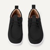 Amazon Essentials Men’s Canvas Moc Toe Loafer(Black/White)