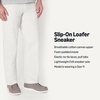 Amazon Essentials Men’s Canvas Moc Toe Loafer(Grey/White)