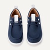 Amazon Essentials Men’s Canvas Moc Toe Loafer(Navy/White)