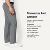 Amazon Essentials Men’s Classic Fit 5 Pocket Commuter Pants(Charcoal)