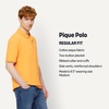 Amazon Essentials Men’s Regular-Fit Cotton Pique Polo Shirt, Short Sleeve (Available in Big & Tall)(Apricot Orange)
