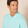 Amazon Essentials Men’s Regular-Fit Cotton Pique Polo Shirt, Short Sleeve (Available in Big & Tall)(Aqua)