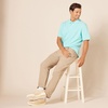 Amazon Essentials Men’s Regular-Fit Cotton Pique Polo Shirt, Short Sleeve (Available in Big & Tall)(Aqua Blue)