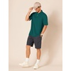 Amazon Essentials Men’s Regular-Fit Cotton Pique Polo Shirt, Short Sleeve (Available in Big & Tall)(Army Green)