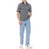 Amazon Essentials Men’s Regular-Fit Cotton Pique Polo Shirt, Short Sleeve (Available in Big & Tall)(Blue Pineapple)