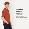 Amazon Essentials Men’s Regular-Fit Cotton Pique Polo Shirt, Short Sleeve (Available in Big & Tall)(Brick Red)